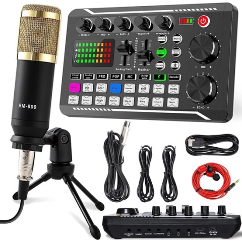 Podcast Starterset - Podcast Microfoon - Complete Set - Podcast Equipment