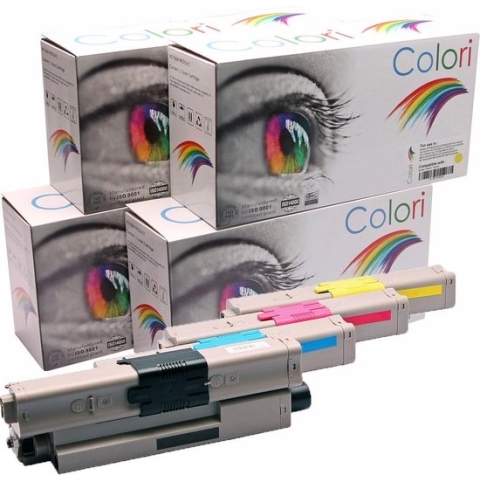 Set 4x Colori huismerk toner geschikt voor Oki C301 C321 MC332 MC342 C301DN C321DN MC332DN MC342DN MC342DNW C 301 C 321 MC 332 MC 342 C 301DN C 321DN MC 332DN MC 342DN MC 342DNW