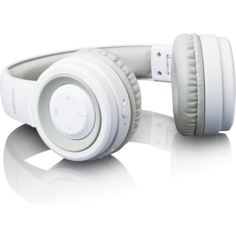 Lenco HPB-330WH - Bluetooth Koptelefoon - Spatwaterdicht - Wit