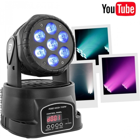 Boomtone DJ Robo Wash 7x12W Movinghead