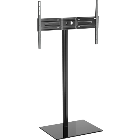 Meliconi Stand 600 Floor, 127 cm (50"), 2,08 m (82"), -15 - 50°, 40°, Aluminium, Gehard glas, Zwart