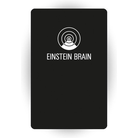 Einstein Brain 5G EMF Anti Straling Bescherming Kaart ZWART - Maat No size