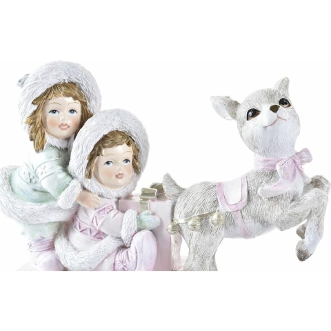 Kerstversiering DKD Home Decor Hars (16,5 x 7,5 x 12 cm)