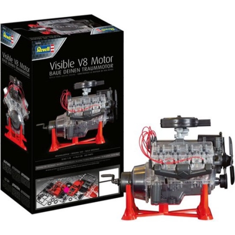 Revell Visible V-8 Engine Motor 00460 Bouwpakket vanaf 10 jaar