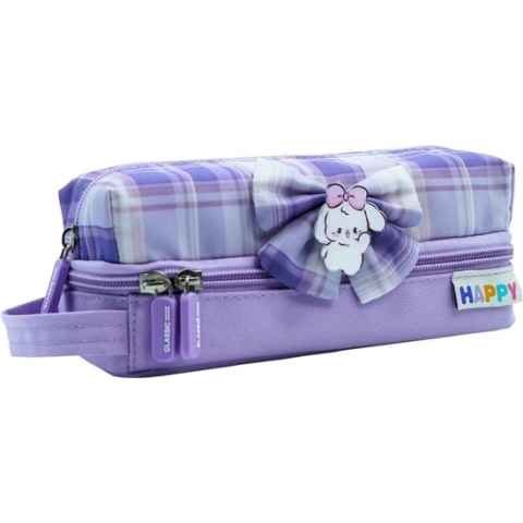 Grote Capaciteit Pennenzak Schrijfwaren Tas voor Middelbare School en Basisschool Kantoor Student Meisjes Volwassen Cadeau, paars, Schooltas set