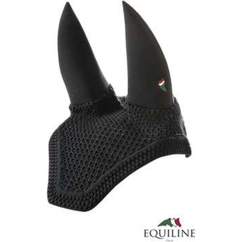 Equiline Dave - Noise Cancelling Fly Weil With Rectangular Design - Black - Maat Cob