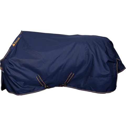 Bucas Deken Irish Turnout Light 50gr Pony Donkerblauw-goud - 115/152