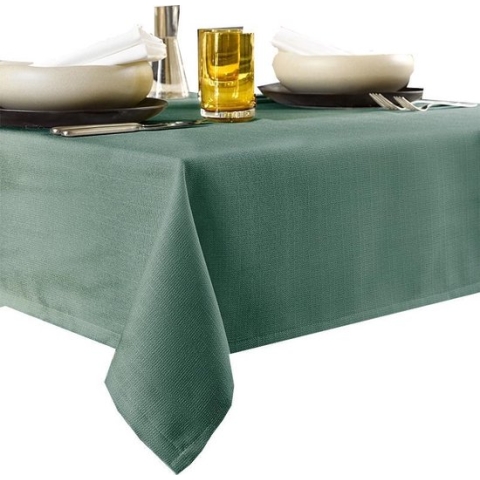 De Witte Lietaer Tafellaken Rond, Laurel Groen - Ø 190 cm - 100% Polyester