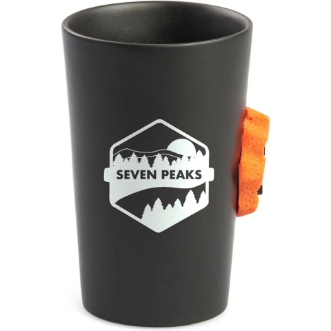 Mok van keramiek met professionele klimpers, klim- en avontuurbeker, waterdicht en geschikt voor magnetron