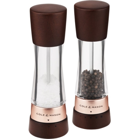 Cole & Mason Derwent Chestnut Peper- & Zoutmolenset - 19cm - Rose gold