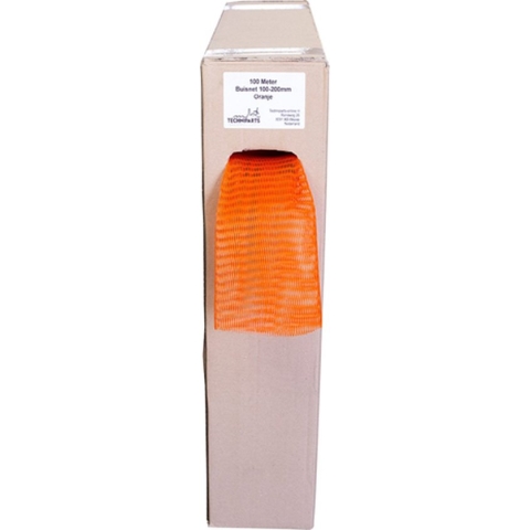 Buisnet - Netkous - rekbereik 100 tot 200mm - Volle Dispenser doos 100m (Oranje)