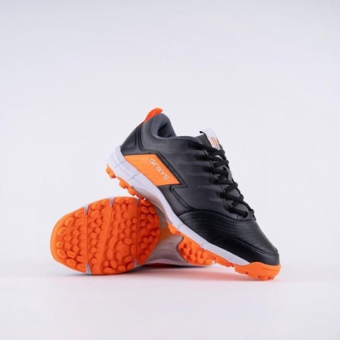 Grays hockeyschoenen Black/Orange Sz 3 - 6 Blauw / Oranje - maat 37.0