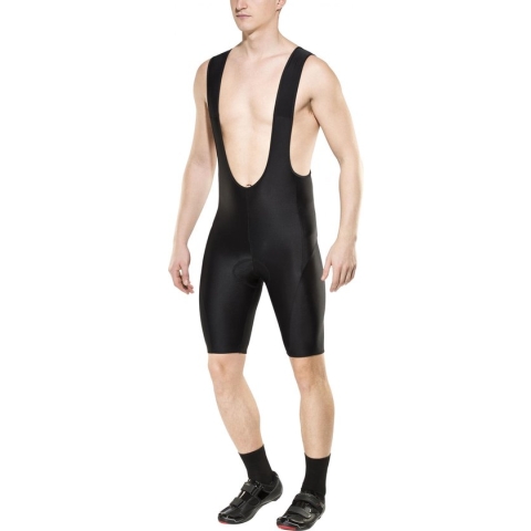 Bioracer Wielerbroek Met bretels Lycra 3D Inzetstuk zwart Maat XL