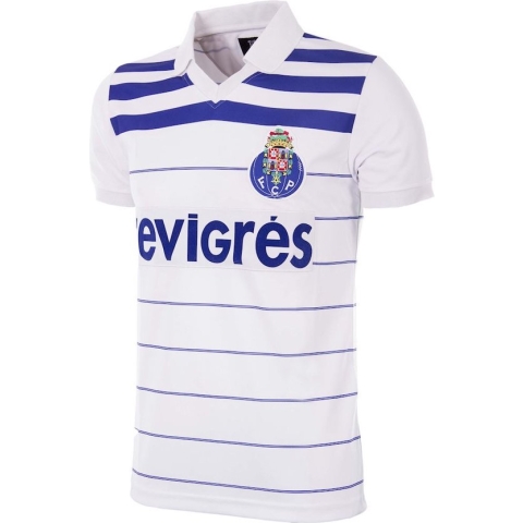 COPA - FC Porto 1985 - 86 Away Retro Voetbal Shirt - XL - Wit