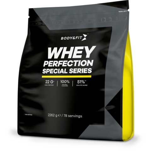 Body & Fit Whey Perfection Special Series - Proteine Poeder / Whey Protein - Eiwitshake - 2268 gram (81 shakes) - Vanille