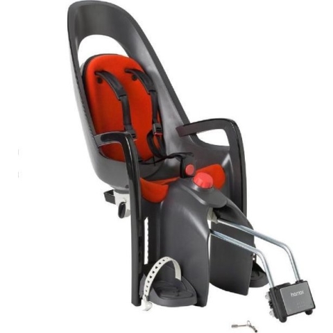 Hamax Caress - fietsstoeltje achter - grijs/rood