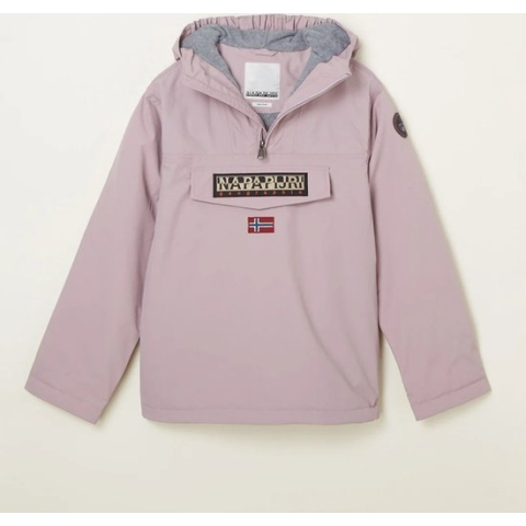 Napapijri Rainforest anorak met capuchon - Lila - Maat 176