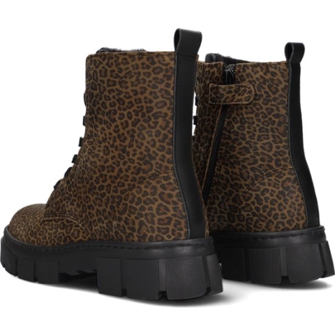 Bullboxer Diyona Ankle Veterboots - Laarzen Met Veters - Meisjes - Cognac - Maat 36