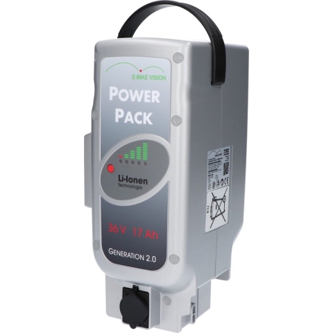 Vision 17 Ah - 36 Volt Fietsaccu voor Panasonic motor