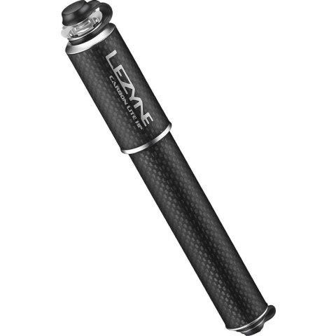 Lezyne Carbon Drive Lite – Minipomp – Fietspomp – Lichtgewicht – Gemaakt van duurzaam materiaal – Handpomp – 8.3 bar – Zwart
