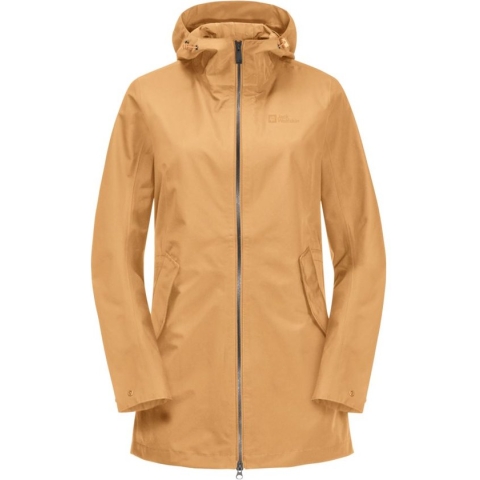 Jack Wolfskin Dakar Parka W - Honey yellow - Outdoor Kleding - Jassen - Waterdichte jassen