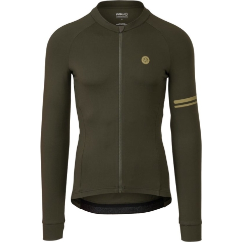 AGU Solid Fietsshirt Lange Mouwen Performance Heren - Green - L
