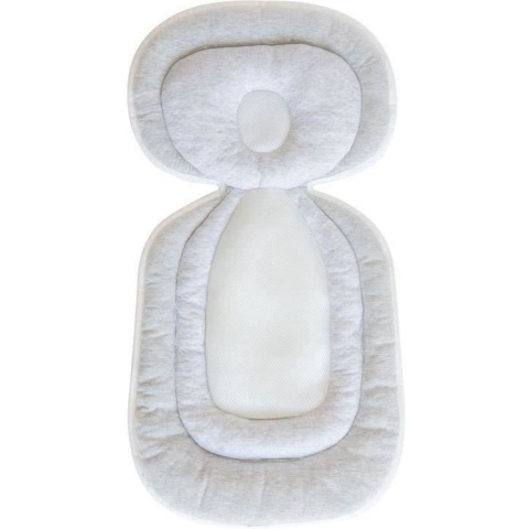 Domiva 3D BODY PAD babywig - 32,5 x 65 cm - Katoen/Polyester - Grijs