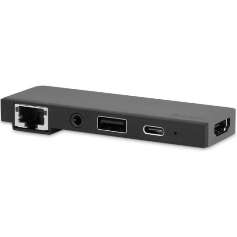 LMP - USB-C Tablet Pro Dock - 5-poorts USB-C Pro Dock met HDMI, USB-C, Ethernet, USB-C, 3.5 mm Jack aansluiting - Donker Grijs
