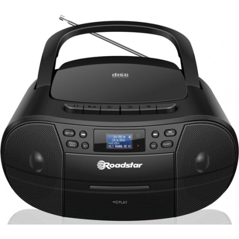 Roadstar RCR-779-DBK draagbare DAB+/FM radio - met cd-speler, cassette en USB