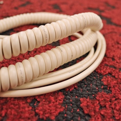 KAMINARI Guitars Curl Cable 5m Straight to Straight