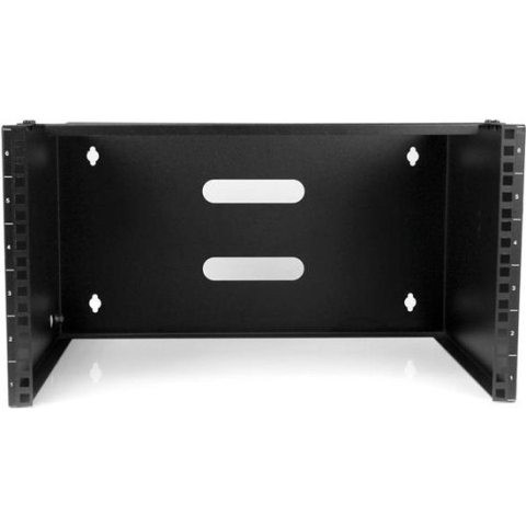 StarTech Wandmontage Beugel voor Patchpanelen - 6U - Voor 36cm diepe serverracks - Zwart