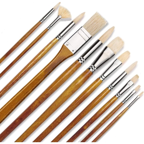 Set van Penselen - Kwasten - Verven – Schilderen - Painting Brush Set - Schilderen verf kwasten