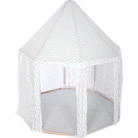 Atmosphera Yurt tent grijs - Speeltent - H160 cm - Grijs - Kindertent