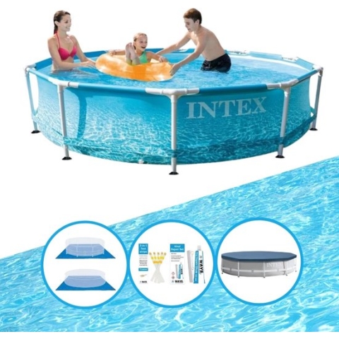 Intex Zwembad Metal Frame 305x76 cm - Inclusief accessoires
