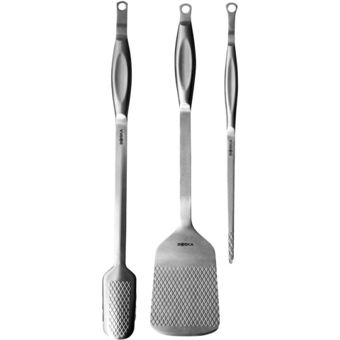Boska Essential BBQ Tools Monaco+ - 3 Barbecue Accessoires - RVS - Giftset - Vaatwasserbestendig