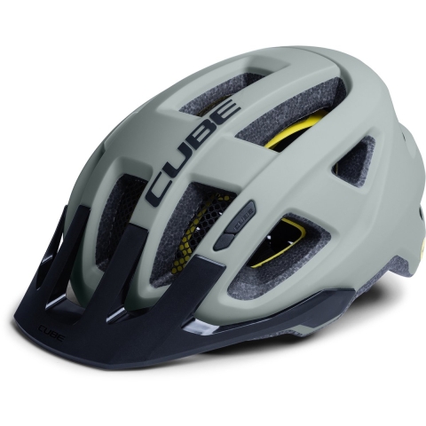 CUBE Fietshelm Fleet - Allround-helm - MIPS - 15 Ventilatiegaten - SNAP 360 fit-systeem - X-Lock-montagesysteem - Verstelbaar - 57-62 cm - L - Grijs