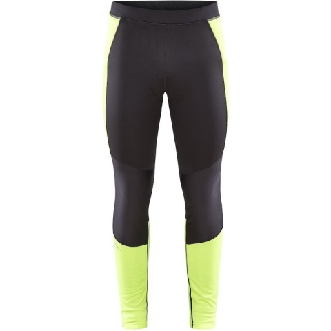 Craft Fietsbroek Lang zonder Bretels Heren Zwart Fluo - CORE SUBZ LUMEN WIND TIGHTS M FLUMINO SLATE-XXL