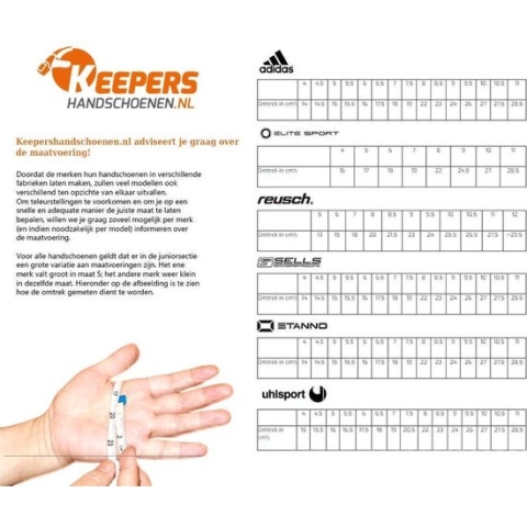 Reusch Attrakt Grip Finger Support Keepershandschoenen - Maat 8