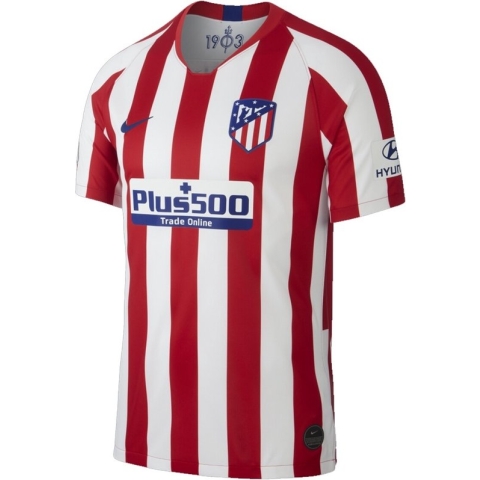 Nike Atletico Madrid Stadium Thuisshirt 2019/2020 Heren - Sport Red/Deep Royal Blue - Maat M