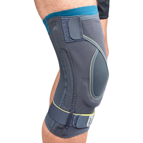 Push Sports Kniebrace - Donkergrijs - Maat XL