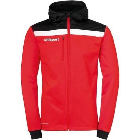 Uhlsport Offense 23 Multi Hood Jacket Kind Rood-Zwart-Wit Maat 164