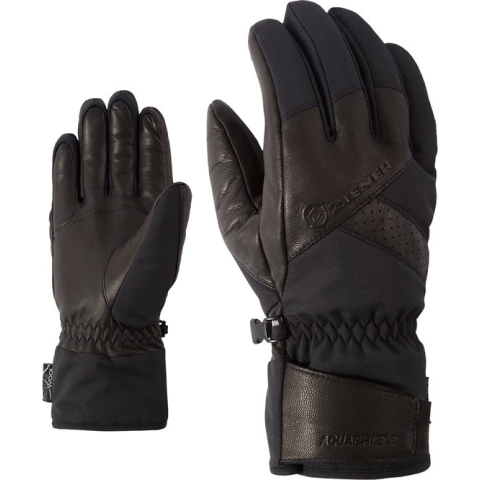 Ziener GETTER AS(R) AW skihandschoenen heren Alpine 100% Zwart - Maat 10