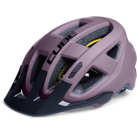CUBE Fietshelm Fleet - Allround-helm - MIPS - 15 Ventilatiegaten - SNAP 360 fit-systeem - X-Lock-montagesysteem - Verstelbaar - 49-55 cm - S - Paars