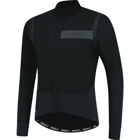 Rogelli Infinite Winterjack - Fietsjack Lightjack - Heren - Zwart/Reflectie - Maat XL
