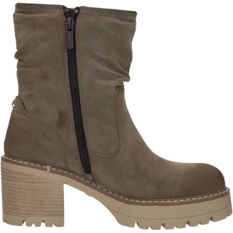 Mustang Enkellaarsjes Hak Enkellaarsjes Hak - taupe - Maat 42