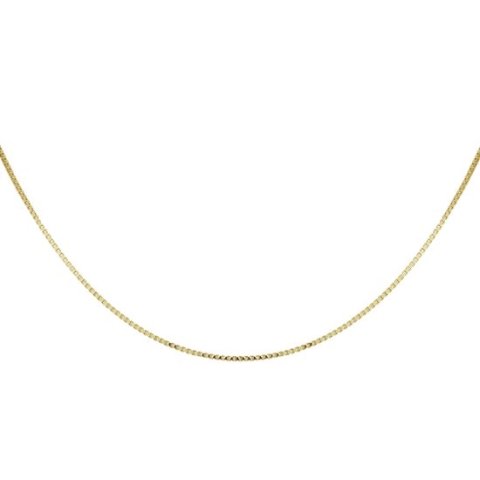 The Jewelry Collection Ketting Venetiaans 0,9 mm - Goud