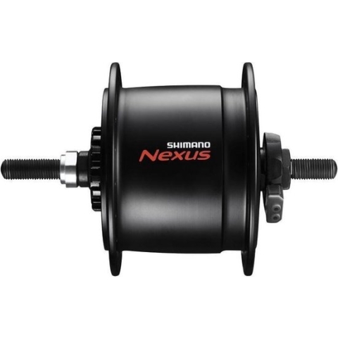 Shimano Naafdynamo Dh-c6000-2r Zwart