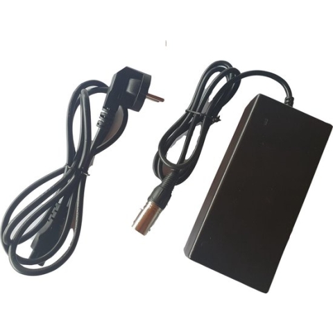 TranzX 24V Volt 2A 4-Pins lader oplader adapter XLR4