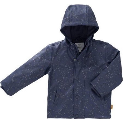 Fresk regenjas indigo dots - 8 jaar