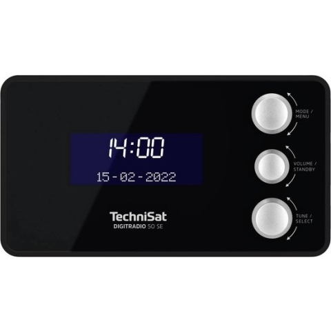TechniSat DIGITRADIO 50 SE - DAB+ / FM wekkerradio - zwart